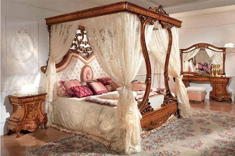Балдахин над кроватью в разных стилях спальни фото