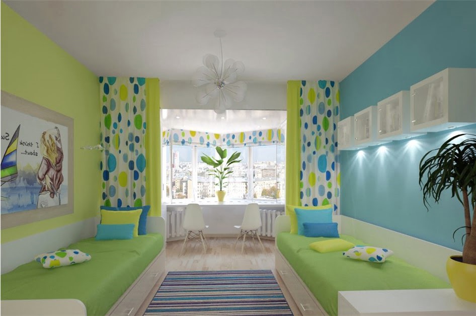 Дизайн комнаты для двоих детей: нюансы оформления, удачные варианты зонирования фото