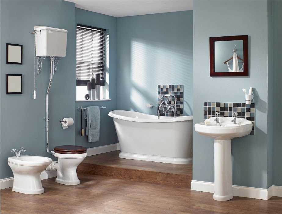 Голубая ванная: свежее решение для разных стилей фото