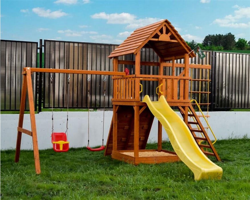 Идеи для детской площадки на даче фото