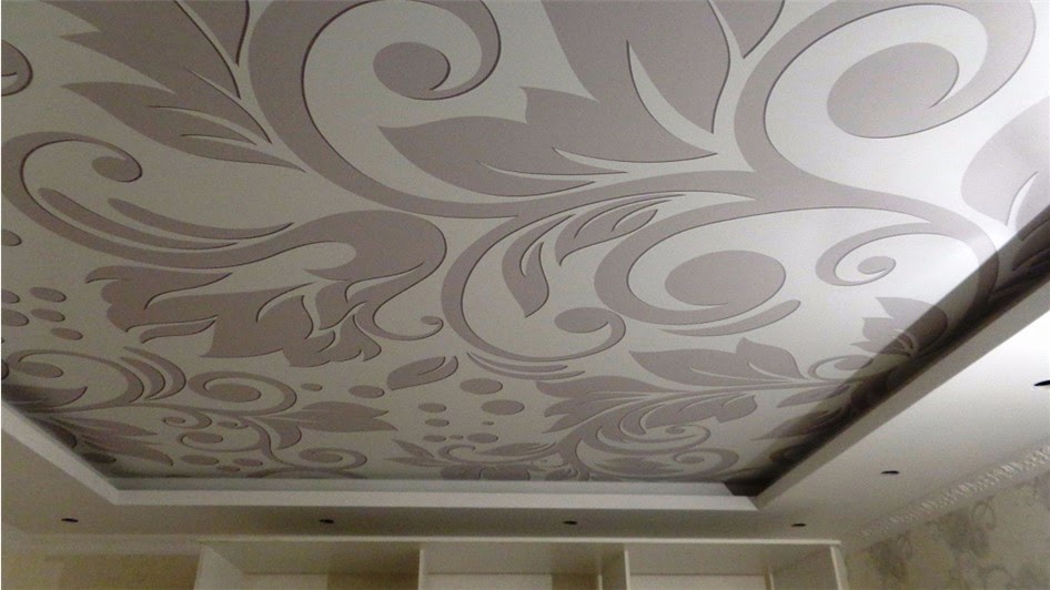 Красивые узоры на потолке — как сделать интерьер оригинальным + фото