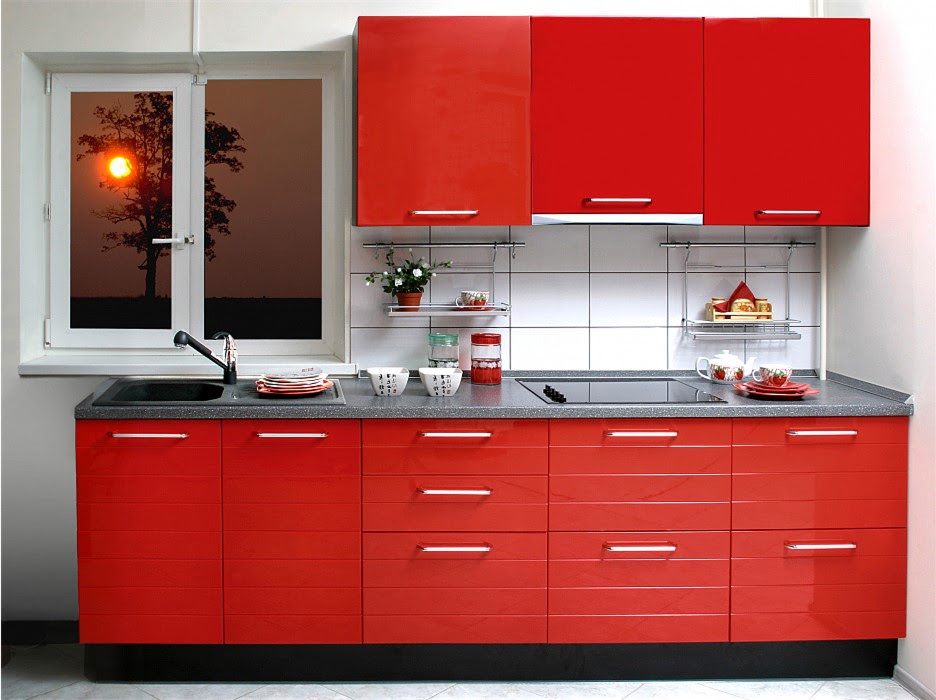 Красная кухня: оптимальный выбор цветового решения фото