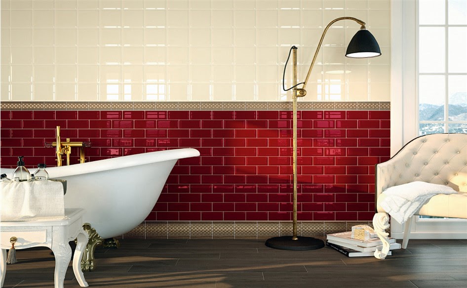 Красная ванная: как сделать дизайн гармоничным фото