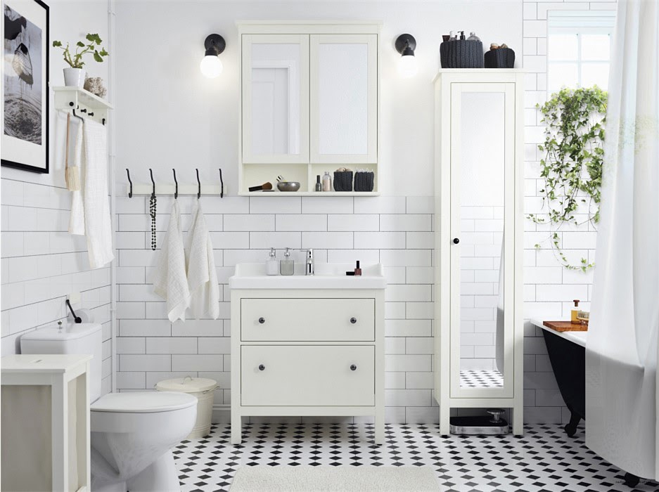 Мебель Икеа в ванной комнате – разнообразие стилей и возможностей