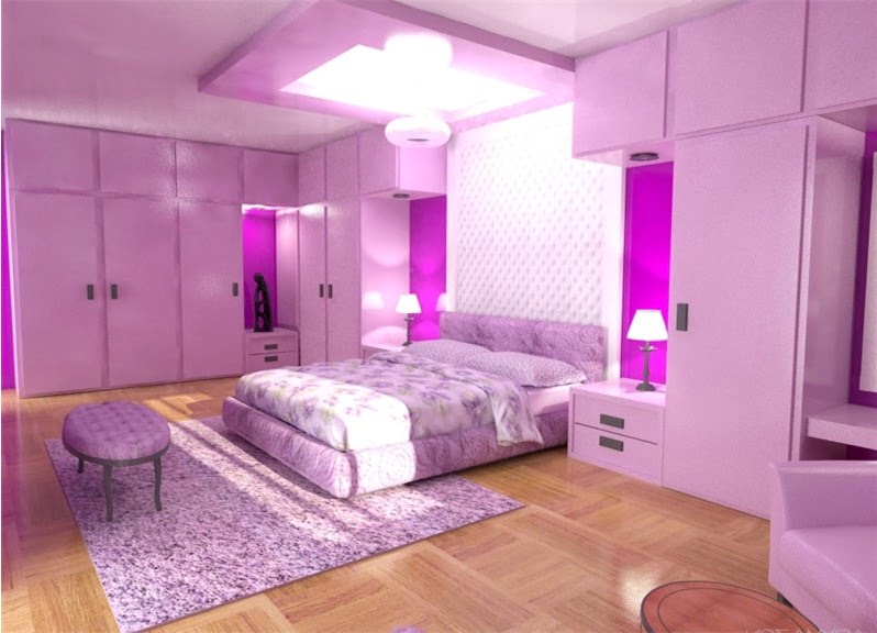 Оформление розовой комнаты в деталях