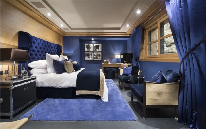 Оформление спальни в синем цвете: подбор стильных решений фото