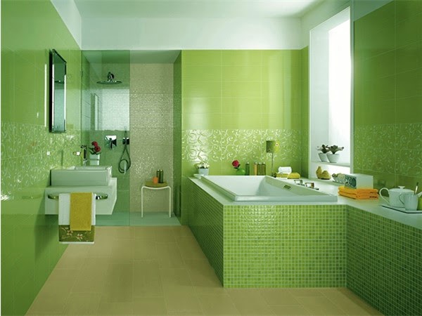Ванная комната в зеленом цвете: важные нюансы оформления