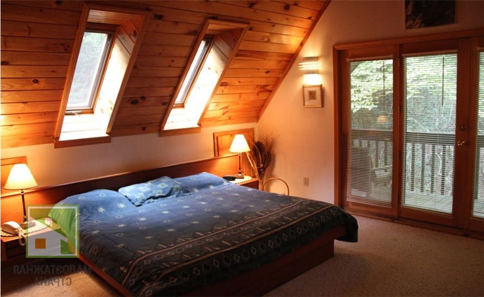 Дизайн современной спальни на мансарде: полезные приемы и стили фото