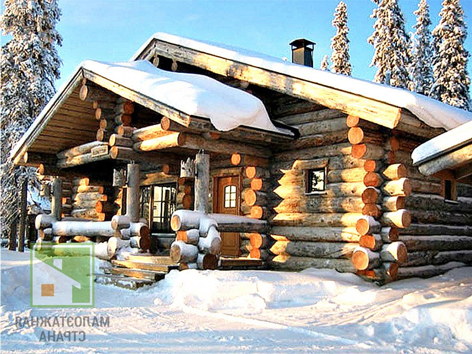 Дома из зимнего леса – вся правда о преимуществах зимней рубки для строительства домов фото