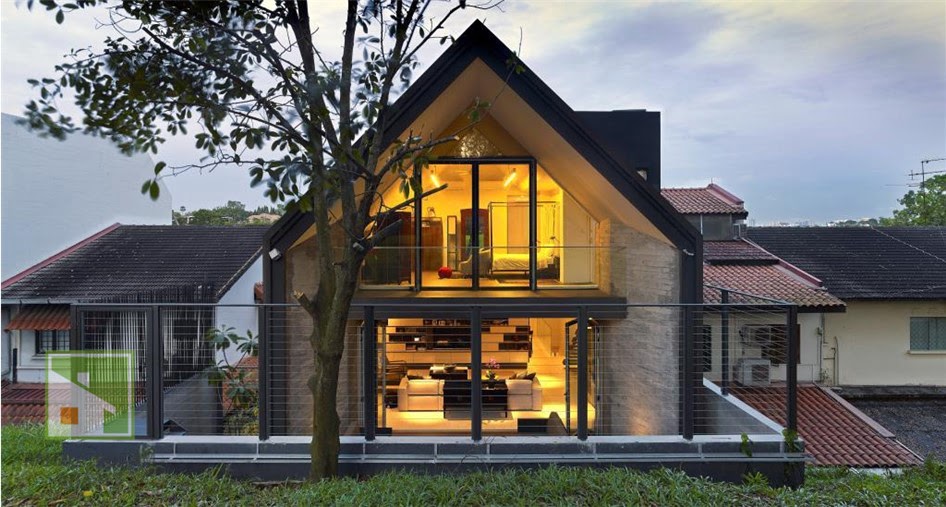 Дома с двускатной крышей – изящно, просто и доступно, не так ли? фото