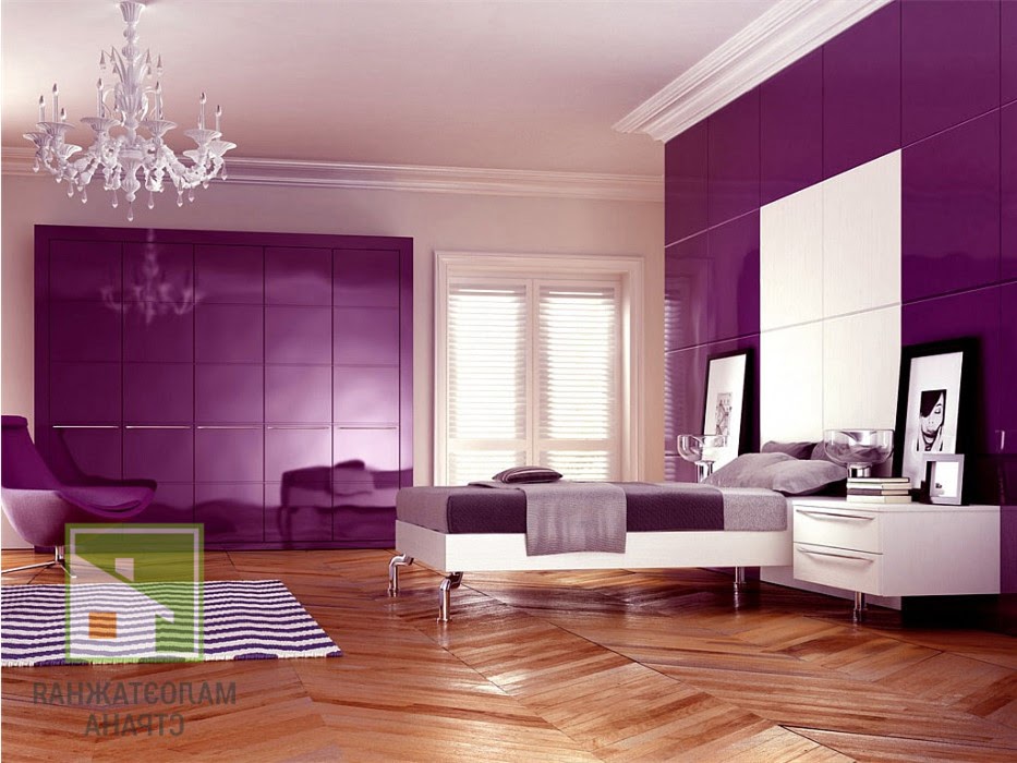Фиолетовый цвет: особенности, комбинирование и введение в интерьер фото