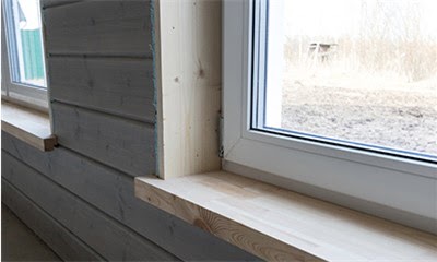 Особенности и установка деревянных откосов на окна фото