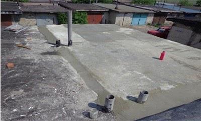 Плиты перекрытия и бетонная стяжка для крыши гаража  что выбрать  и как выполнить? фото