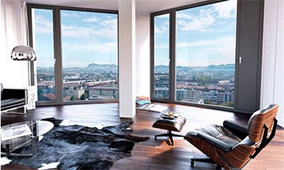Виды панорамных окон в частном доме, квартире и на террасе: теплые, со шпросами и другие фото