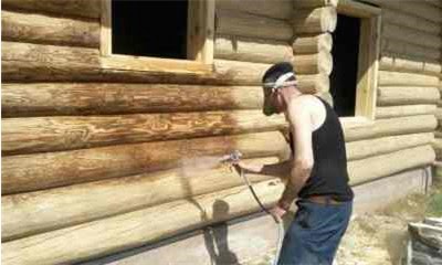 Защита деревянного дома: как, чем и для чего производится обработка брёвен?