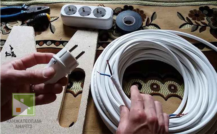 Кабель для удлинителя – популярные марки провода, правила выбора кабеля для переноски, расчет потери мощности фото
