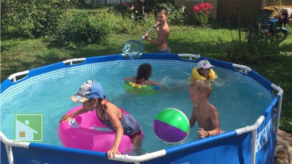 Как правильно выбрать бассейн для детей на дачу