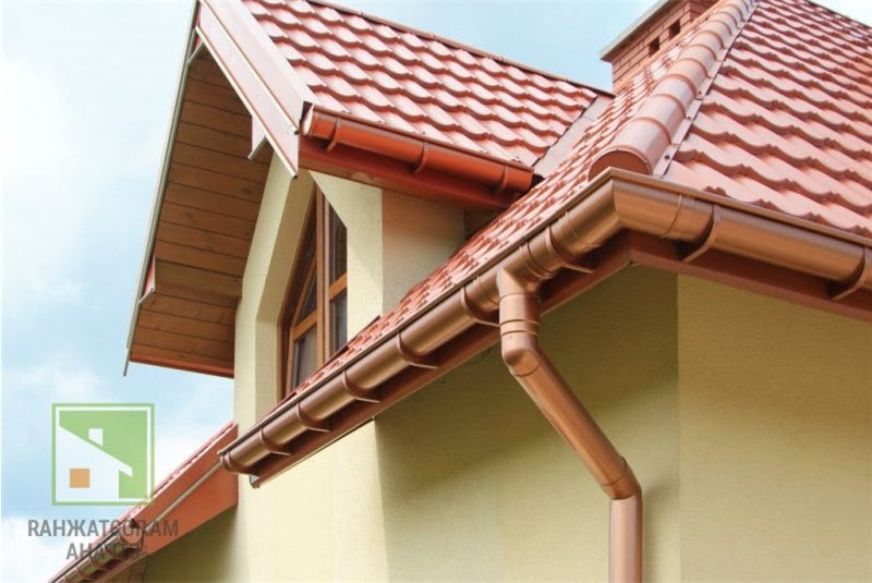 Ливневый водоотвод с крыши дома: выбор материала и этапы монтажа, фото и видео фото
