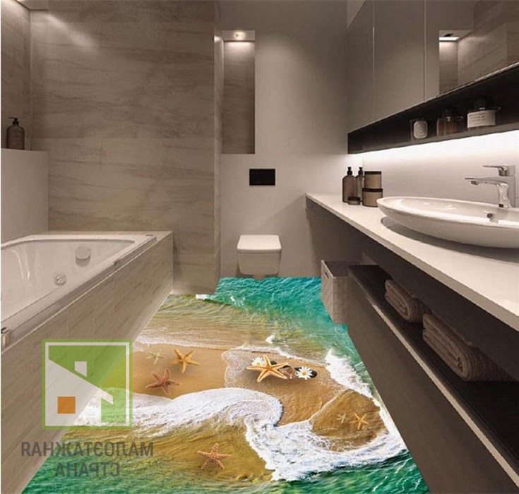 Наливной пол в ванной комнате: виды и рекомендации фото