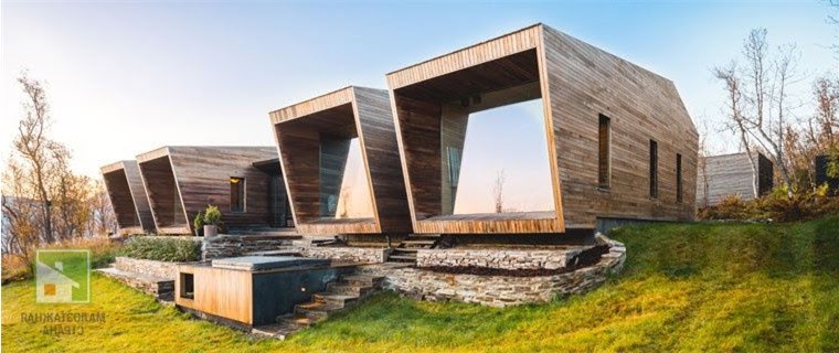 Норвежский модульный дом – подзорная труба: проект для строительства в самых живописных местах
