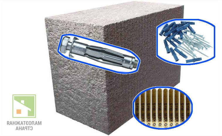 Оптимальные варианты дюбелей для пеноблока и рекомендации от специалистов по их использования фото