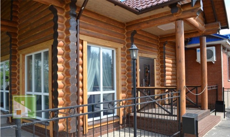 Отделка фасада деревянного дома: применяемые материалы и технологии фото