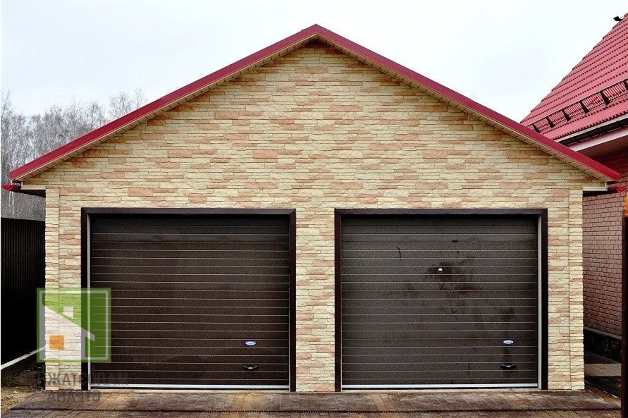 Проект гаража на 2 автомобиля: планировка, размеры, особенности фото