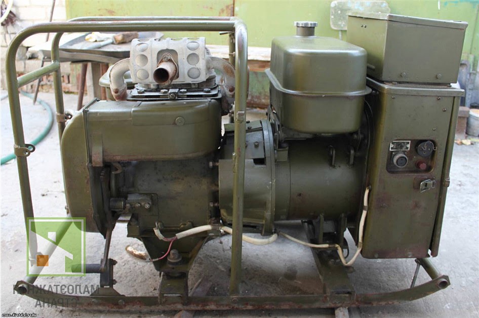 Советский бензиновый генератор АБ 2 Т 230 м1
