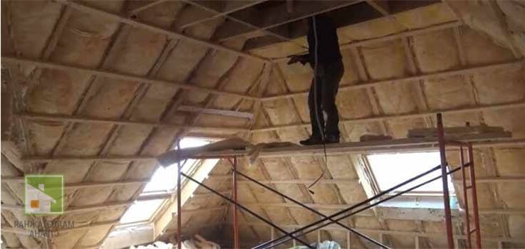 Стоимость работ по утеплению крыши изнутри минватой – цена за м² в Москве фото