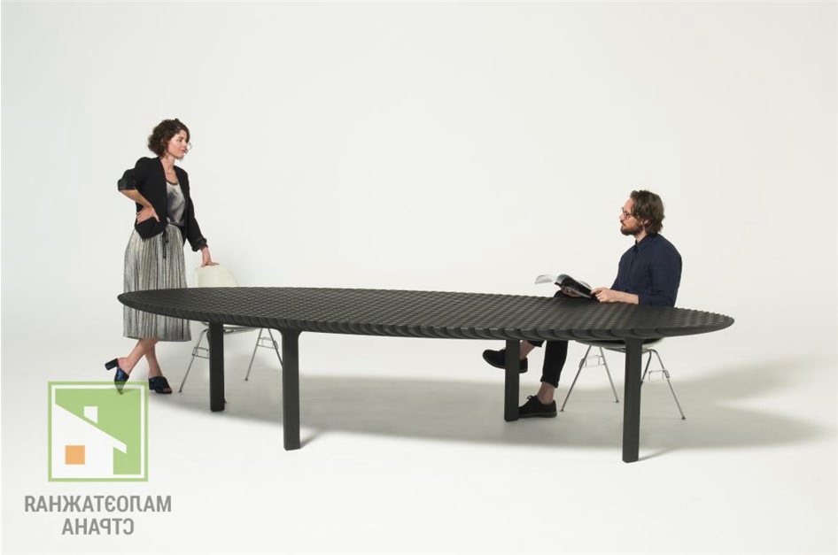 Стол от дизайнерской студии Heatherwick: подстраивается под размер комнаты фото