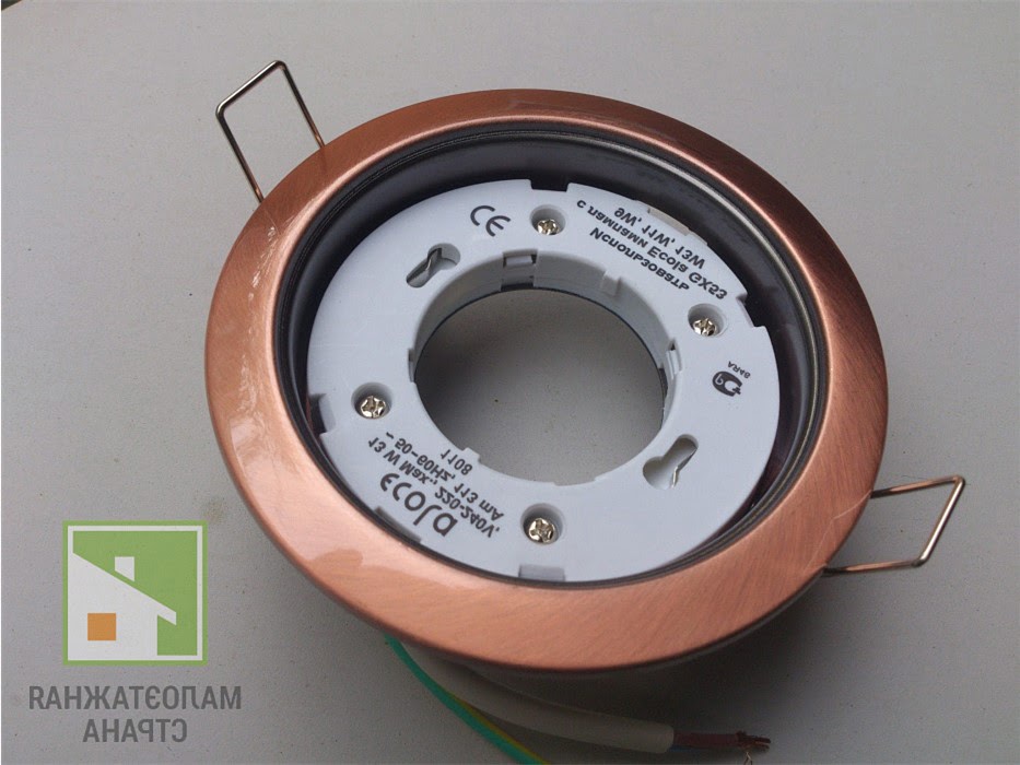 Светильник с цоколем GX53 – размеры и установка фото