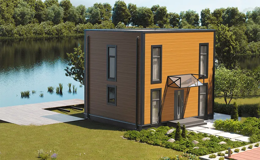 Технология стальной рамный каркас – позволяет построить дом за 8 дней: быстровозводимые дома от DoorHan