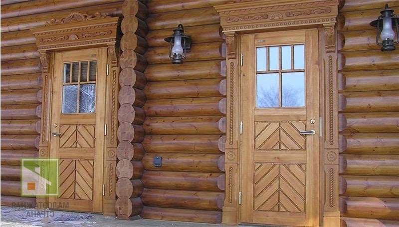 Установка дверей в деревянном доме: выбор и монтаж фото