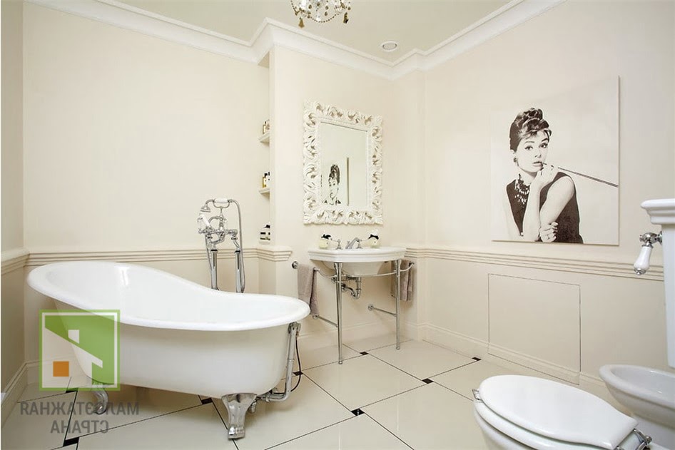 Виды потолочного плинтуса в ванной комнате и особенности установки